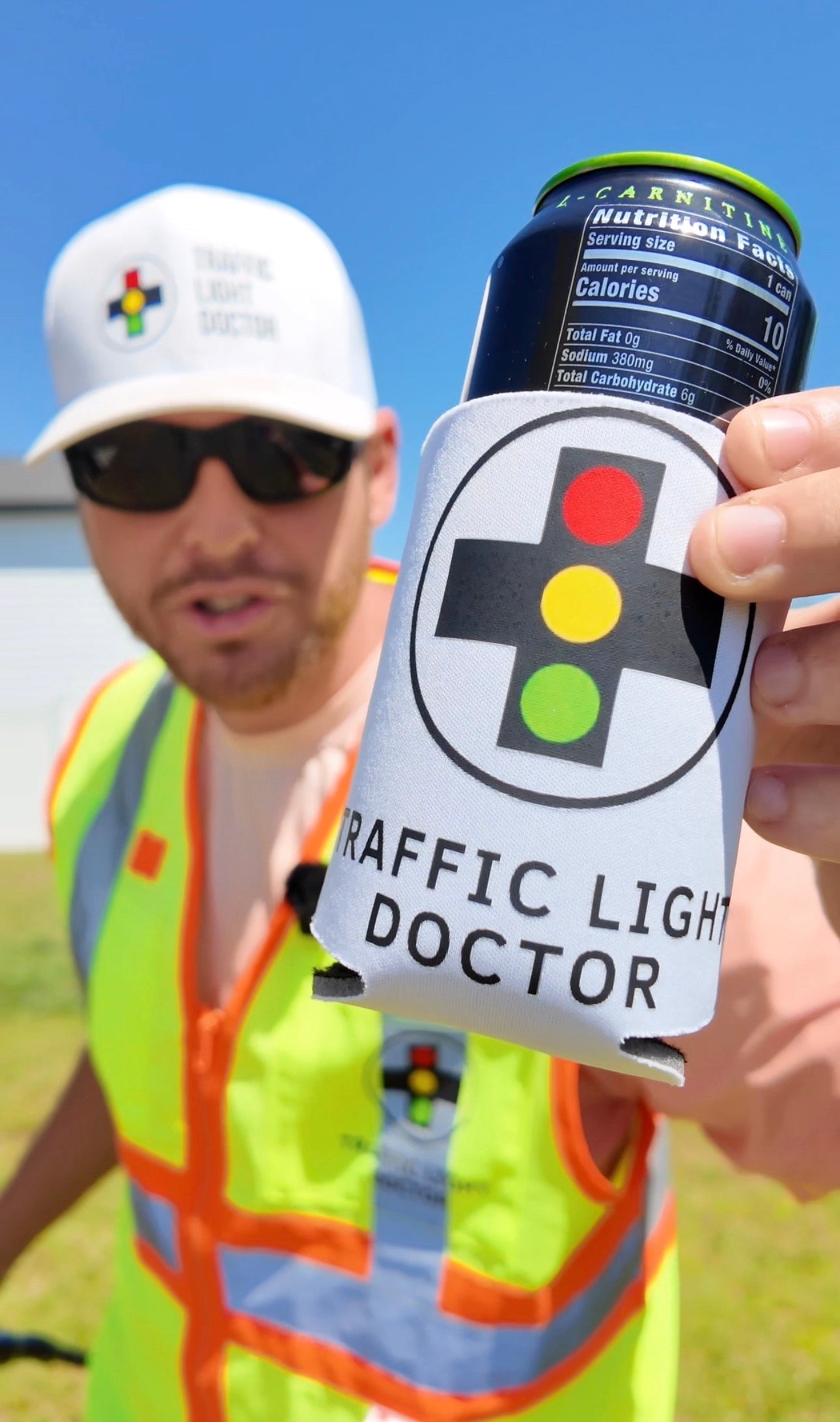 Traffic Light Doctor Can Cooler (Koozie) 🚦