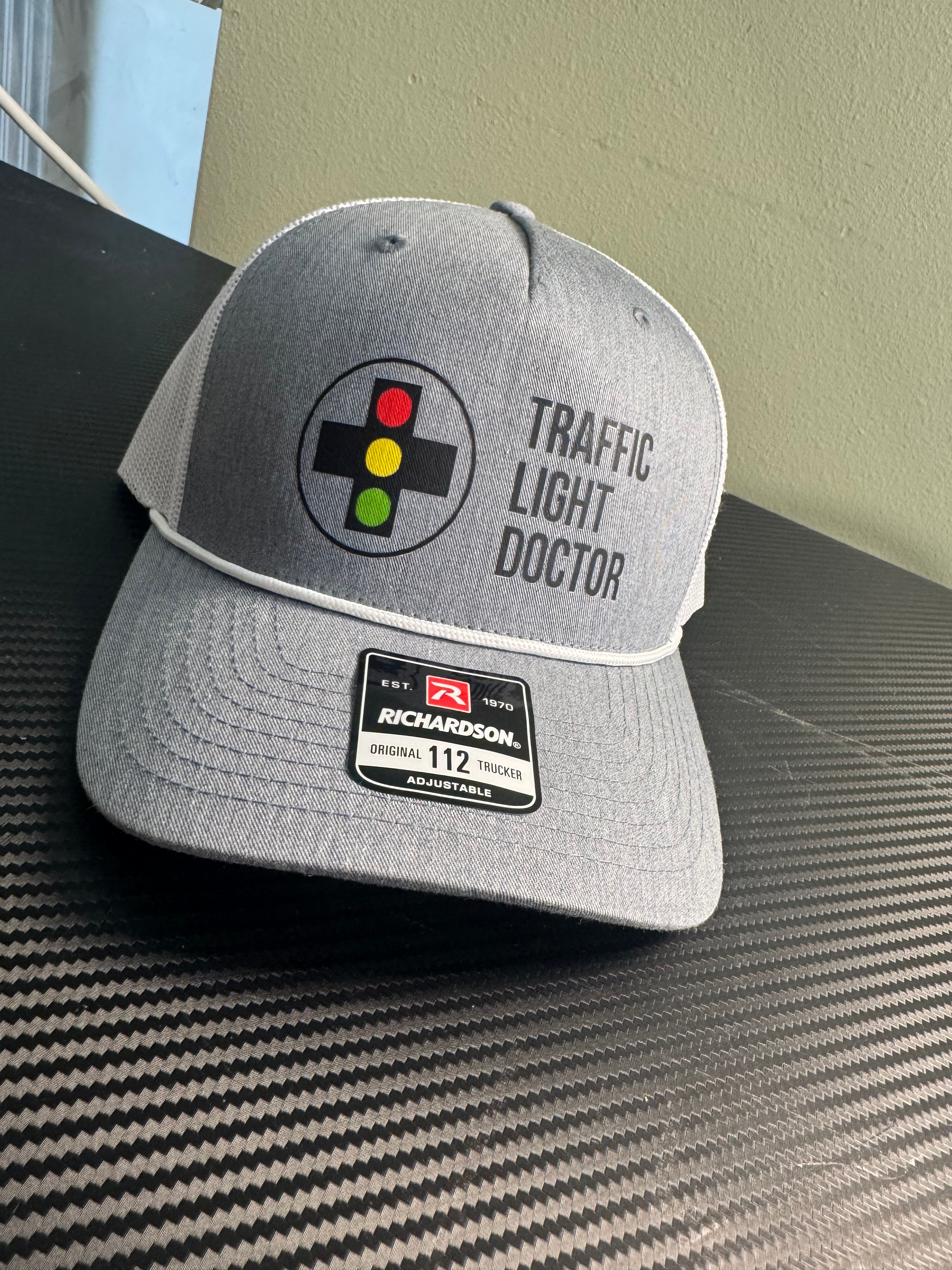 Traffic Light Doctor Trucker Hat W/ Rope